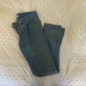 Blue free people corduroy pants size 30